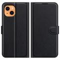 iPhone 13 Wallet Case with Stand Feature - Black