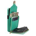 iPhone 14 All-in-One Case with Wallet & Strap - Mint