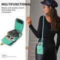 iPhone 14 All-in-One Case with Wallet & Strap - Mint