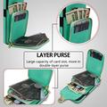 iPhone 14 All-in-One Case with Wallet & Strap - Mint