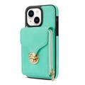 iPhone 14 All-in-One Case with Wallet & Strap - Mint