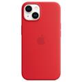 iPhone 14 Apple Silicone Case with MagSafe MPRW3ZM/A (Open Box - Excellent) - Red