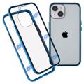iPhone 14 Magnetic Case with Tempered Glass - Blue