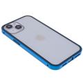 iPhone 14 Magnetic Case with Tempered Glass - Blue