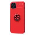 iPhone 14 Magnetic Ring Holder Case - Red