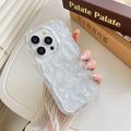 iPhone 14 Pro Max Butterfly and Pearl TPU Case - Transparent