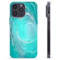 iPhone 14 Pro Max TPU Case - Turquoise Swirl