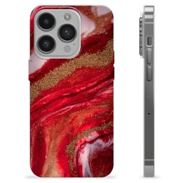 iPhone 14 Pro TPU Case - Golden Ruby