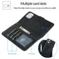 iPhone 14 Pro Vintage 2-in-1 Wallet Case with Removable Cover - Black