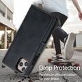 iPhone 14 Pro Vintage 2-in-1 Wallet Case with Removable Cover - Black