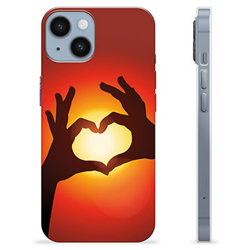 iPhone 14 TPU Case - Heart Silhouette