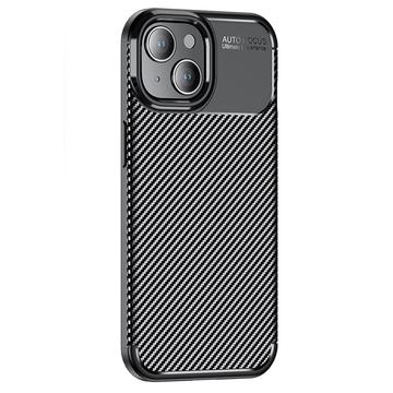 iPhone 15 Beetle Carbon Fiber TPU Case - Black