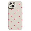iPhone 15 Plus Heart Pattern Slim TPU Case