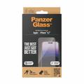 iPhone 15 Plus PanzerGlass Ultra-Wide Fit EasyAligner Screen Protector - Black Edge
