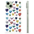 iPhone 15 Plus TPU Case - Hearts