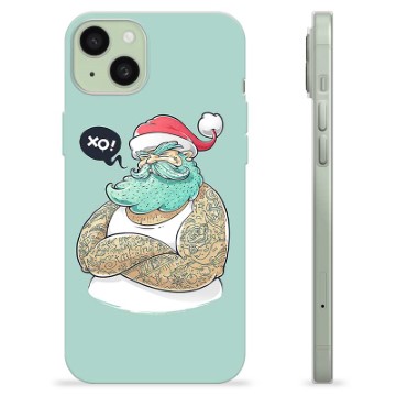 iPhone 15 Plus TPU Case - Modern Santa