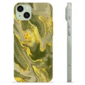 iPhone 15 Plus TPU Case - Olive Marble