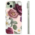 iPhone 15 Plus TPU Case - Romantic Flowers