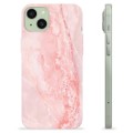 iPhone 15 Plus TPU Case - Rose Marble