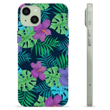 iPhone 15 Plus TPU Case - Tropical Flower