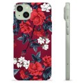 iPhone 15 Plus TPU Case - Vintage Flowers