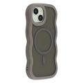 iPhone 15 Plus/14 Plus Wave-Edge Magnetic Hybrid Case - Grey