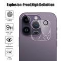 iPhone 15 Pro/15 Pro Max HD Camera Lens Tempered Glass Protector - Clear