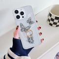 iPhone 15 Pro Butterfly TPU Case with Ring Holder