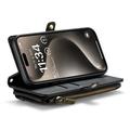 iPhone 15 Pro CaseMe C36 RFID Blocking Wallet Case - Black