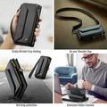 iPhone 15 Pro CaseMe C36 RFID Blocking Wallet Case - Black