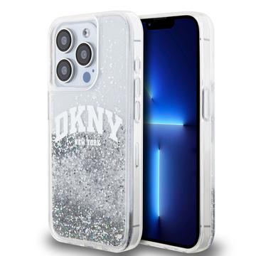 iPhone 15 Pro DKNY Liquid Glitter Arch Logo Case