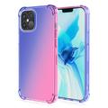 iPhone 15 Pro Gradient Shockproof TPU Case - Blue / Pink