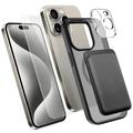 iPhone 15 Pro Max 4-in-1 MagSafe Protection Set with Card Holder