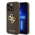 iPhone 15 Pro Max Guess Perforated 4G Glitter Logo Case