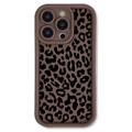 iPhone 15 Pro Max Leopard Print TPU Case - Coffee