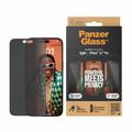 iPhone 15 Pro Max PanzerGlass Ultra-Wide Fit Privacy EasyAligner Screen Protector - Black Edge