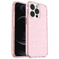 iPhone 15 Pro Max Stylish Glitter Series Hybrid Case - Pink