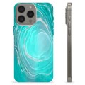 iPhone 15 Pro Max TPU Case - Turquoise Swirl