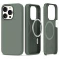 iPhone 15 Pro Max Tech-Protect Silicone MagSafe Case (Open Box - Excellent) - Olive