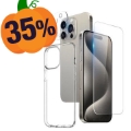 iPhone 15 Pro Northjo 3-in-1 Protection Set