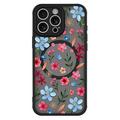 iPhone 15 Pro Stylish Protective Magnetic Case - Colorful Flowers