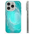 iPhone 15 Pro TPU Case - Turquoise Swirl