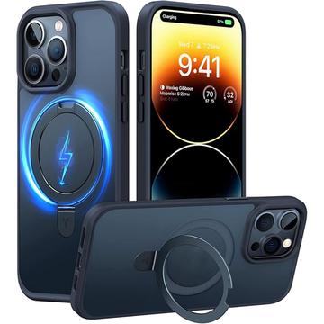 iPhone 15 Pro Torras Upro Ostand Matte Case - MagSafe Compatible - Black