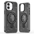 iPhone 16 Glitter Hybrid Case with Kickstand - MagSafe Compatible