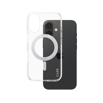 iPhone 16 PanzerGlass Care Kickstand Case - MagSafe Compatible - Silver