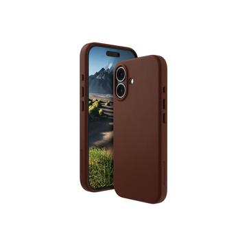 iPhone 16 Plus dbramante1928 Roskilde MagSafe Leather Case - Dark Tan