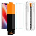 iPhone 16 Pro/17/17 Pro/18 Pro Spigen Glas.tR EZ Fit Pro Tempered Glass Screen Protector - 2 Pcs. - Clear