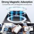 iPhone 16 Pro 4-in-1 MagSafe Protection Set with Card Holder - Clear / Black