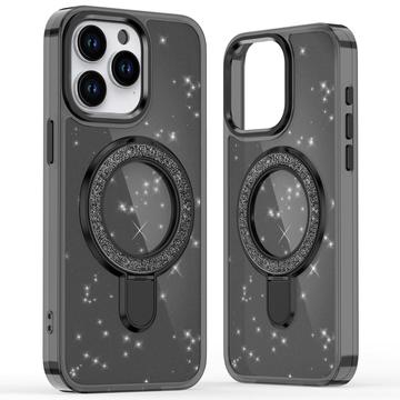 iPhone 16 Pro Glitter Hybrid Case with Kickstand - MagSafe Compatible