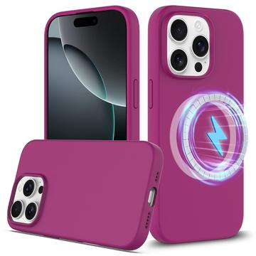 iPhone 16 Pro Liquid Silicone Case - MagSafe Compatible - Purple